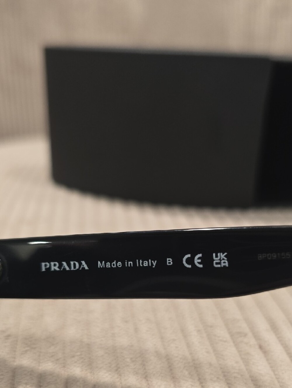 Prada Black Women's Oversized Round Sunglasses - Picture 5 of 5